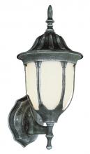  4040 BC - Hamilton 1-Light Opal Glass Traditional Outdoor Wall Lantern